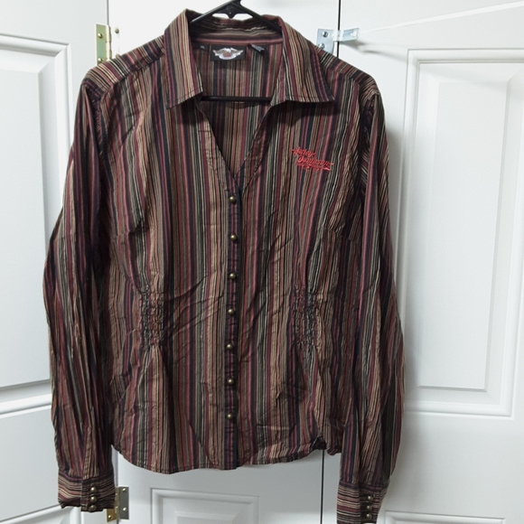 Harley Davidson Ladies long sleeve shirt - Picture 1 of 3